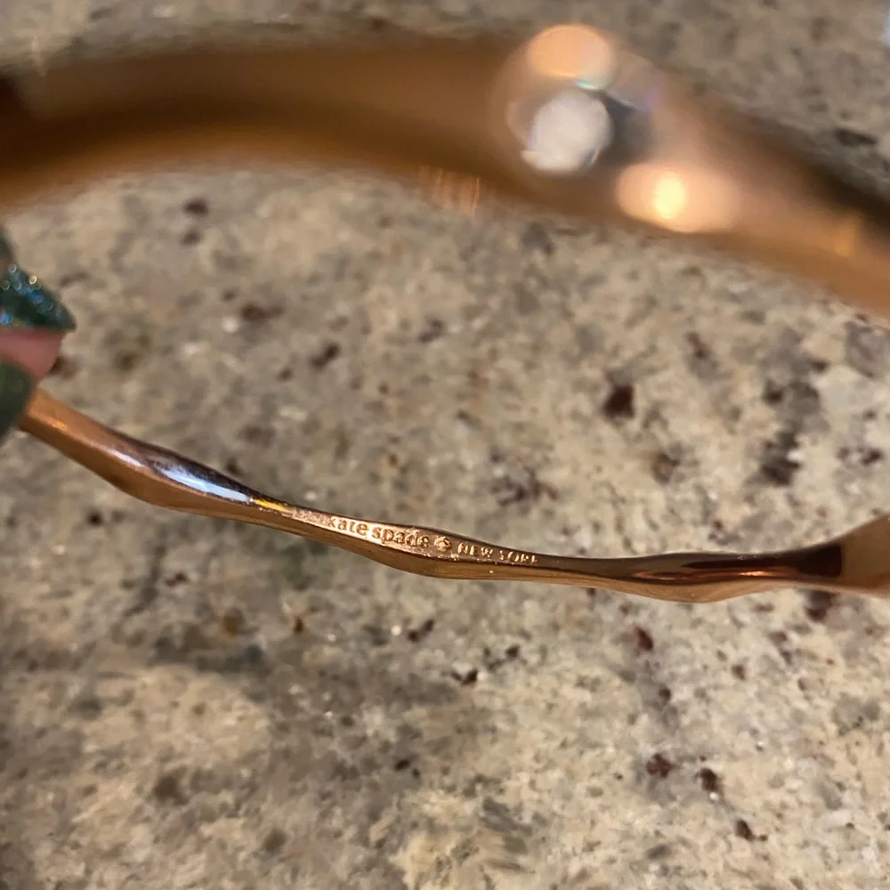 Kate Spade Heavy Metals Wave Bangle Bracelet - Picture 5 of 10